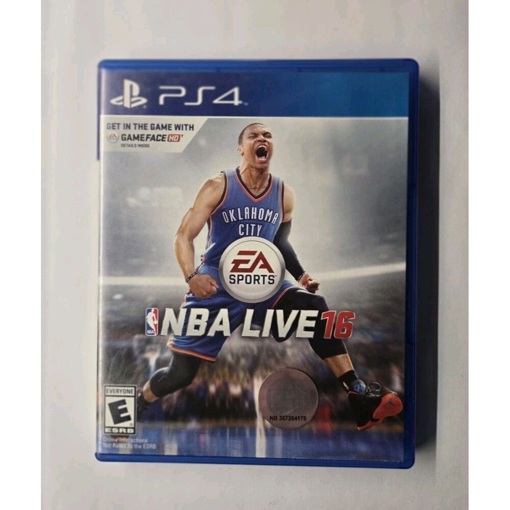 NBA Live 16 (Sony Playstation 4 PS4, 2015) Russell Westbrook Cover